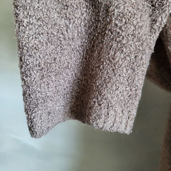 Barefoot Dreams Cozy Chic Lite Wrap Open Front Cardigan Sweater Size S/M Taupe - Picture 8 of 11